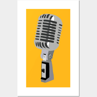 Microphone Posters and Art